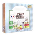 Ferments lyophilisés bio pour yaourts maison 3 parfums vanille fraise citron