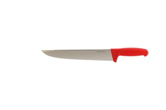Profi-Fleischermesser, rot, 28 cm