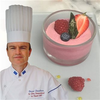 Erdbeer-Himbeer-Mousse von Chef Tenailleau
