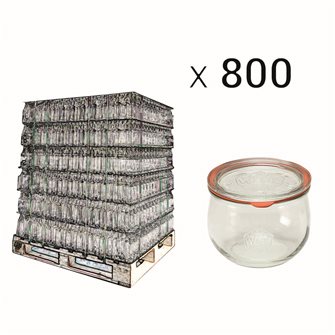Weck Einmachglas 580 ml Palette mit 800 Stück